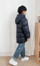 雪中飛兒童羽絨服男女童裝秋冬季新款加厚百搭防寒保暖面包外套 黑色 160 曬單實(shí)拍圖