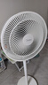 美的（Midea）電風(fēng)扇家用7葉落地扇搖頭電風(fēng)扇循臥室宿舍輕音風(fēng)扇臺式桌面小型風(fēng)扇臺地兩用升級款 白色丨7葉臺地兩用 曬單實拍圖