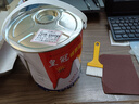 箔永家銀粉漆防銹漆大桶銀色油漆鐵欄桿鐵門(mén)快干銀漿磁漆戶(hù)外銀漆 防銹銀粉漆 4斤送刷子砂紙 曬單實(shí)拍圖