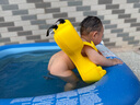 匹克嬰幼兒免充氣浮圈3個(gè)月-4歲寶寶游泳圈安全防側(cè)翻大浮力泳圈 黃色 曬單實(shí)拍圖