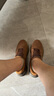 斯凱奇（Skechers）皮鞋男士一腳蹬軟底休閑皮鞋2025秋新款足弓支撐閃穿鞋205492 曬單實(shí)拍圖
