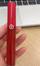 阿瑪尼限定紅管唇釉405PASSION燃情紅 口紅禮盒 生日禮物禮盒女 曬單實(shí)拍圖