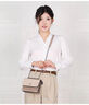 蔻馳（COACH）【品牌直供】KLARE女士小號(hào)印花風(fēng)琴包單肩斜挎包PVC配皮 曬單實(shí)拍圖
