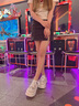 妙麗（Millies）品牌透氣小白鞋女網(wǎng)面鏤空運(yùn)動(dòng)休閑女鞋2025夏季新款松糕厚底板鞋 銀灰色 36 曬單實(shí)拍圖