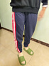 小豬彼特女童褲子秋裝2025新款兒童學(xué)生女大童秋季運動(dòng)褲春秋衛褲休閑長(cháng)褲 5525藍色+5242灰色【春秋款】 160 cm 曬單實(shí)拍圖
