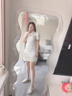 ZHR樂(lè)福鞋女春秋百搭通勤兩穿單鞋女真牛皮軟底女鞋 BK81 米色 37  曬單實(shí)拍圖