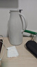 JEKO&JEKO保溫壺家用熱水瓶暖水壺宿舍大容量開(kāi)水瓶玻璃內膽 1.6L淺灰色 曬單實(shí)拍圖