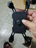 自行車(chē)手機支架騎行導航電瓶車(chē)外賣(mài)支架電動(dòng)車(chē)防震加厚騎行手機架 穩固黑車(chē)把款1秒拿取/四角鎖定 曬單實(shí)拍圖