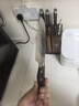 張小泉華曜大馬士革鋼六件刀具套裝 套刀 菜刀斬骨刀小廚刀水果刀磨刀器D300211 曬單實(shí)拍圖