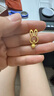 周生生足金十二生肖金兔小金珠黃金吊墜女款不含鏈91907P計價(jià)1.65克 曬單實(shí)拍圖