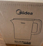 美的（Midea）電熱水壺家用電水壺燒水壺 雙層防燙 0涂層食品級304不銹鋼 1500W快速沸騰 1.7L大容量 HJ1705 曬單實(shí)拍圖