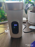 摩動(dòng)（modong）便攜式燒水杯電熱水壺0.65L電熱水杯316不銹鋼燒水壺煮茶旅行節(jié)日禮物MD-DSB01B 曬單實(shí)拍圖