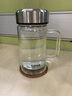 蘇泊爾雙層玻璃杯男家用商務(wù)辦公泡茶杯子過濾車載水杯570mL.流光銀 曬單實拍圖