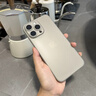 圖璐璐【自帶鏡頭膜】適用蘋(píng)果16/15Promax手機殼iPhone14pro全包防摔13PM男超薄磨砂plus新款散熱保護套 【鈦原色】超薄-散熱-防指紋 蘋(píng)果15promax【自帶鏡頭膜】 曬單實(shí)拍圖