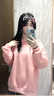 JAVC2025年新款韓系加絨加厚款衛(wèi)衣女學(xué)生百搭長(zhǎng)款秋冬衣服薄款衛(wèi)衣女 粉色-薄款 L 建議 100-120斤 曬單實(shí)拍圖