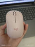 羅技（Logitech）M221無線鼠標(biāo) 辦公鼠標(biāo) 靜音鼠標(biāo) 筆記本臺式機家用帶USB接收器 多色可選 M221 粉色＋鼠標(biāo)墊 曬單實拍圖