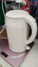 美的（Midea）【國(guó)家補(bǔ)貼】2L大容量電熱水壺 1800W家用快速沸騰電水壺?zé)畨?不銹鋼無(wú)縫內(nèi)膽雙層防燙熱水壺 2L 【304不銹鋼】 曬單實(shí)拍圖