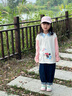 巴帝巴帝秋季新款嬰幼兒女童純棉打底衫長(zhǎng)袖t恤百搭 粉色  繽紛小狗 130 曬單實(shí)拍圖