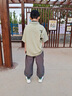 Svecymikov國際品牌男童夏裝套裝2025新款夏季POLO衫兒童男孩夏款短袖長褲潮 淺綠色 150 cm 曬單實(shí)拍圖