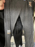 暇步士（Hush Puppies）童裝兒童褲子2025秋冬季新款保暖簡(jiǎn)約舒適休閑褲子 墨松灰 150 cm 曬單實(shí)拍圖