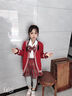G.DUCKKIDS女童套裝jk開(kāi)衫格子裙三件套2025秋季8學(xué)院風(fēng)9套裙兒童毛衣短裙10 襯衣加裙子 160 cm 曬單實(shí)拍圖