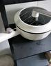 美的（Midea）電炒鍋不粘鍋一體插電多功能鐵鍋電炒鍋多功能一體2025新款炒菜鍋插電一體家用蒸煮煎炒多用途鍋 3.2L 【配蒸籠 油溫紅燈提醒】HCG2572 曬單實(shí)拍圖