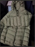 鴨鴨（YAYA）佟麗婭同款羽絨服女輕薄連帽保暖秋冬新款休閑時尚百搭外套 抹茶綠 L 165 【建100-115斤】 曬單實拍圖