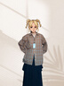 moussy 新品法式田園風(fēng)不規(guī)則荷葉邊半身裙028IAZ31-1012 020黑色 M 曬單實拍圖