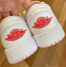耐克籃球鞋女鞋AIR JORDAN 1 AJ1情人節黑白粉板鞋休閑運動(dòng)鞋 553560-608粉白AJ1 36 曬單實(shí)拍圖