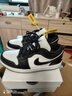 耐克NIKE休閑鞋男女熊貓AJ 1喬丹JORDAN 1運(yùn)動(dòng)鞋DC0774-101黑白38 曬單實(shí)拍圖