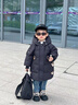 G.DUCKKIDS小黃鴨童裝兒童羽絨服男童中長款加厚男孩外套冬季寶寶小惡魔衣服 黃色 90 建議1~2歲【 80-90cm】 曬單實拍圖