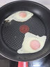 特福（Tefal）平底鍋家用牛排不粘煎鍋少油煙有鈦煎餅鍋電磁爐燃氣灶通用26cm 曬單實(shí)拍圖