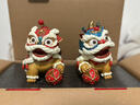 銅師傅《獅舞吉祥》客廳 桌面 銅獅子擺件 家居裝飾工藝品 曬單實拍圖