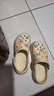 名創(chuàng  )優(yōu)品（MINISO）洞洞鞋女款2025新款eva防滑防臭沙灘鞋增高涼拖鞋女夏季外穿 卡其+海洋星星 38-39 曬單實(shí)拍圖
