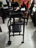 YADECARE 手推助步車術(shù)后康復(fù)行動(dòng)不便老人助行器可坐防摔四腳拐杖 曬單實(shí)拍圖