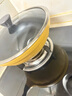 北鼎（Buydeem）30cm不粘鍋炒菜鍋平底鍋煎炒鍋輕煙聚油小鵝黃電磁爐燃?xì)庠钔ㄓ?曬單實(shí)拍圖