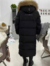 東北極寒鵝絨羽絨服女長(cháng)款過(guò)膝加厚哈爾濱旅游防寒零下40度工裝男 女款黑色-極寒保暖 L -(鵝絨436g)貉子真毛領(lǐng) 曬單實(shí)拍圖