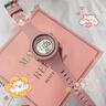 迪士倫2025新款手表女款學(xué)生初中高中兒童女孩高顏值男生可愛(ài)女童電子表 豆沙粉 曬單實(shí)拍圖