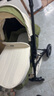 InnoTruth輕羽嬰兒車(chē)推車(chē)可坐可躺帶睡籃二合一0-3歲用折疊帶減震高景觀(guān)0-6 4代青芥綠【二合一】推車(chē)+睡籃 曬單實(shí)拍圖