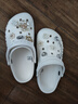 卡駱馳crocs洞洞鞋貝雅男鞋女鞋輕便耐磨一腳蹬拖鞋休閑鞋|10126 白-100 37 /38(230mm) 曬單實(shí)拍圖