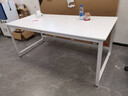 洛來(lái)寶電腦桌臺式家用學(xué)習桌寫(xiě)字桌長(cháng)條桌鋼木辦公桌簡(jiǎn)易游戲桌1.8*0.8m 曬單實(shí)拍圖