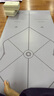 yottoy瑜伽墊專(zhuān)業(yè)天然橡膠防滑專(zhuān)用隔音減震加寬pu運動(dòng)地墊子 芋灰紫 曬單實(shí)拍圖