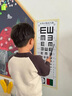 視力表醫用掛圖實(shí)木框標準兒童家用自測3~5米E字測視力掛畫(huà)用視力 多功能可測散光紅綠+指揮棒擋眼板 默認（升級版） 曬單實(shí)拍圖