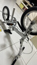 大行（DAHON）大行折疊自行車(chē)14寸超輕男女款輕巧便攜成人城市自行車(chē)BYA412 銀色 曬單實(shí)拍圖