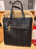 ANDSEEYOU品牌 單肩包女 新款時(shí)尚大包包手提女包簡(jiǎn)約托特包女包單肩包女 黑色 曬單實(shí)拍圖