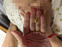 周大生復(fù)購補貼黃金葫蘆吊墜福祿足金掛墜七夕禮物送女友  0.3g/贈銀鏈 曬單實拍圖