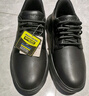 斯凱奇（Skechers）閃穿鞋男士休閑皮鞋商務(wù)鞋通勤鞋一腳蹬舒適軟底上班205353 全黑色/BBK 43 曬單實(shí)拍圖