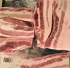 龍大肉食黑豬去皮五花肉條 凈重2.4斤 去皮五花豬五花燒烤食材豬肉 曬單實(shí)拍圖