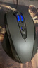 雙飛燕（A4TECH）N-810FXS 有線鼠標(biāo)靜享輕音筆記本臺式電腦辦公鼠標(biāo) 人體工學(xué)USB接口大手鼠標(biāo) 紳士啞黑 曬單實(shí)拍圖
