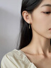 伊燦長款流蘇淡水仿珍珠耳釘女一款兩戴耳環(huán)高級感耳夾2025年新款耳飾 長款流蘇淡水珍珠耳夾 曬單實拍圖